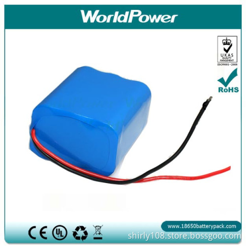 Lithium battery pack 12V 10ah rechargeable li-ion battery